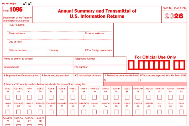 Form 1096