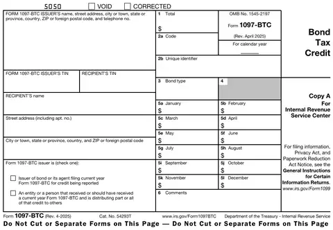 Form 1097-BTC Copy A