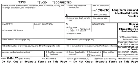 Form 1099-LTC Copy A