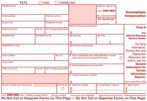 Form 1099-NEC