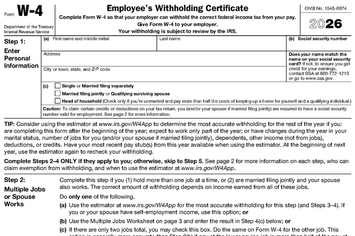 Form W-4